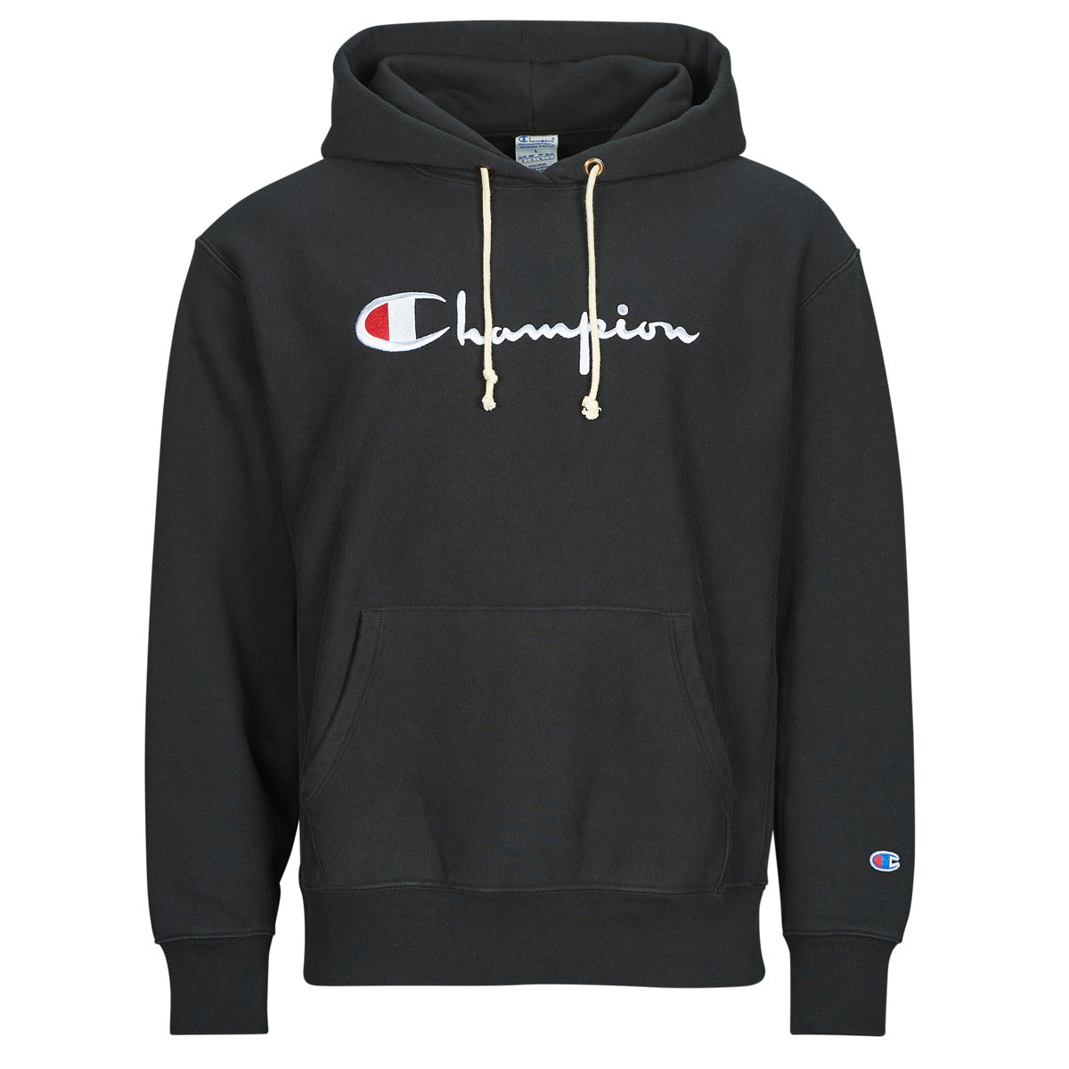 Felpa Uomo Champion  HOODED SWEATSHIRT  Nero