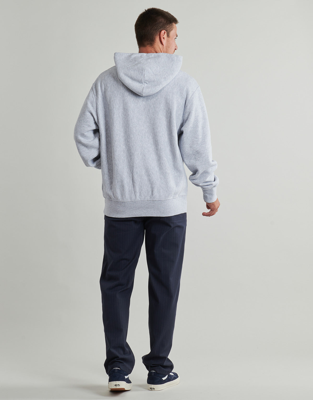 Felpa Uomo Champion  HOODED SWEATSHIRT  Grigio
