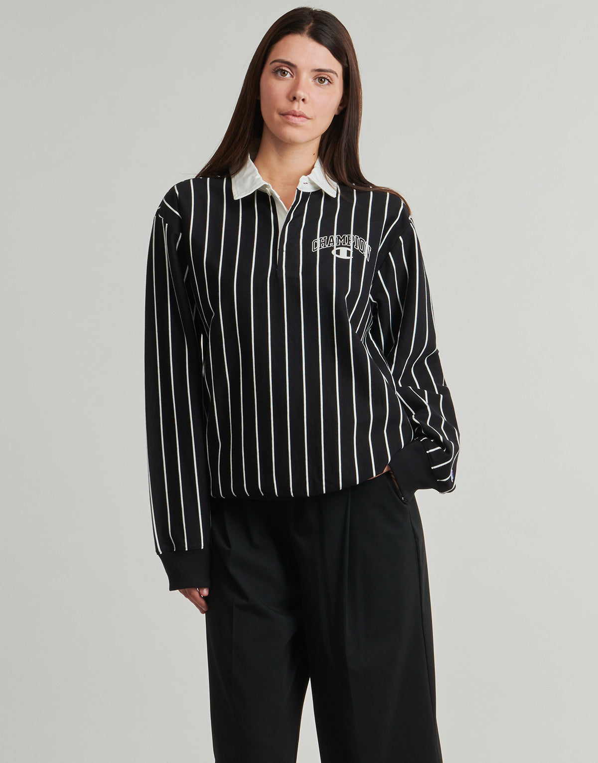 Felpa Uomo Champion  POLO  Nero