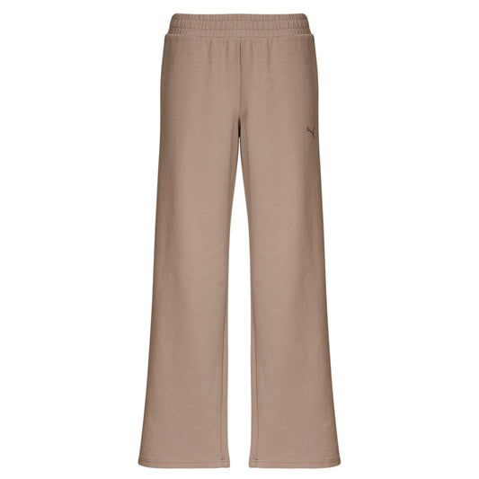 Pantaloni Sportivi Donna Puma  ESS ELEVATED Straight Leg Pant DK  Beige