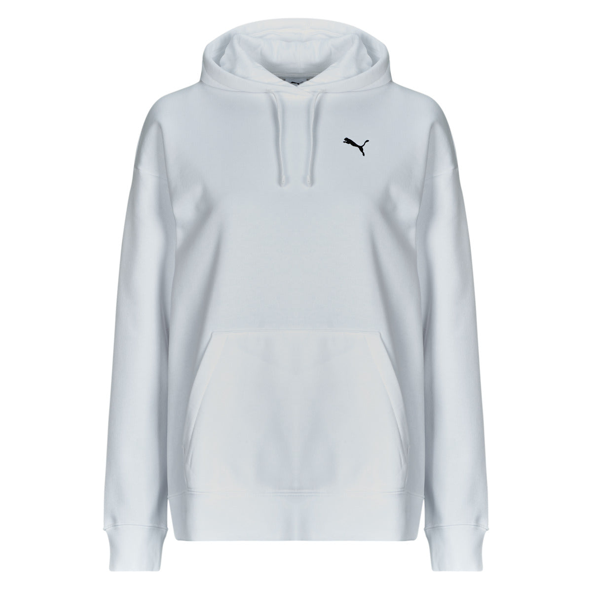 Felpa Donna Puma  ESS Relaxed Hoodie FL  Bianco
