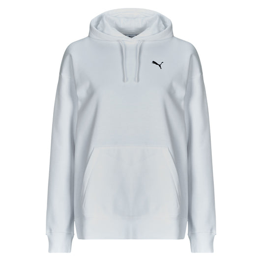 Felpa Donna Puma  ESS Relaxed Hoodie FL  Bianco