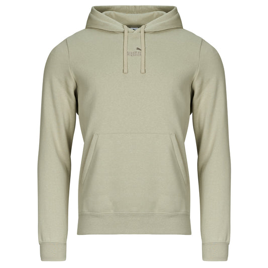 Felpa Uomo Puma  ESS Small No. 1 Logo centered Logo Hoodie FL  Grigio