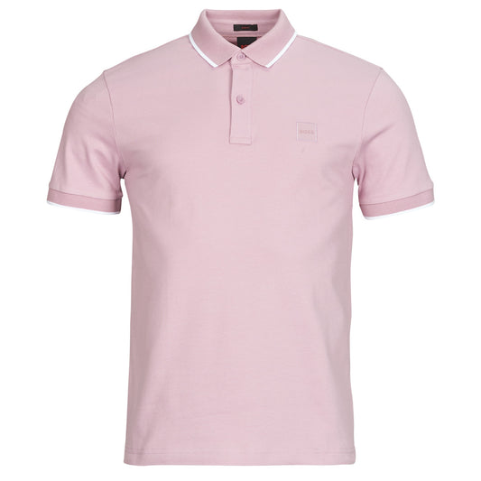 Polo Uomo BOSS  Passertip  Rosa