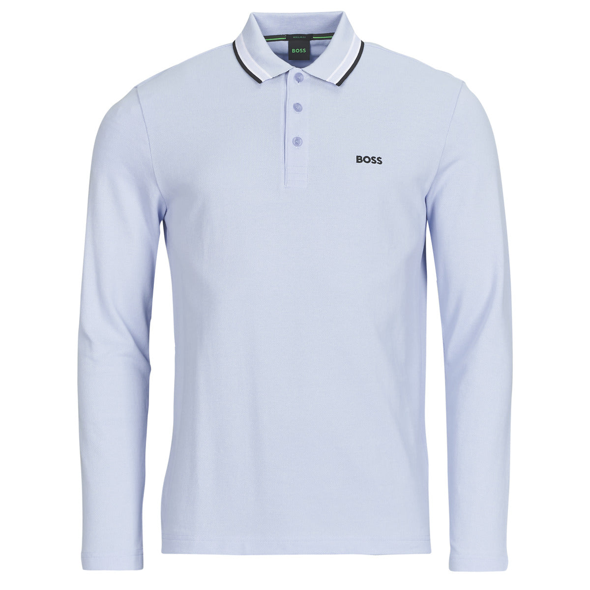 Polo maniche lunghe Uomo BOSS  Plisy  Blu