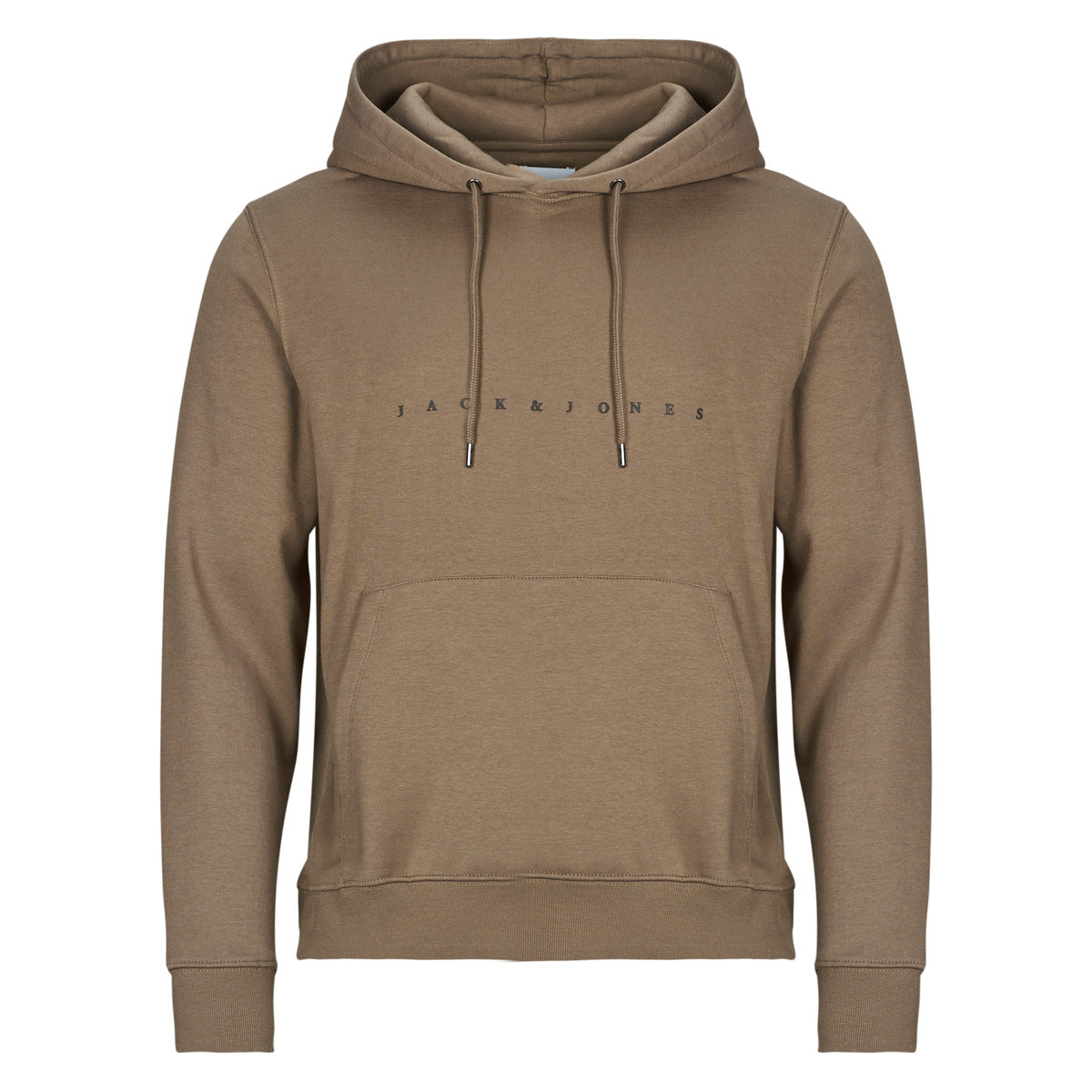Felpa Uomo Jack & Jones  JJESTAR JJ SWEAT HOOD  Beige