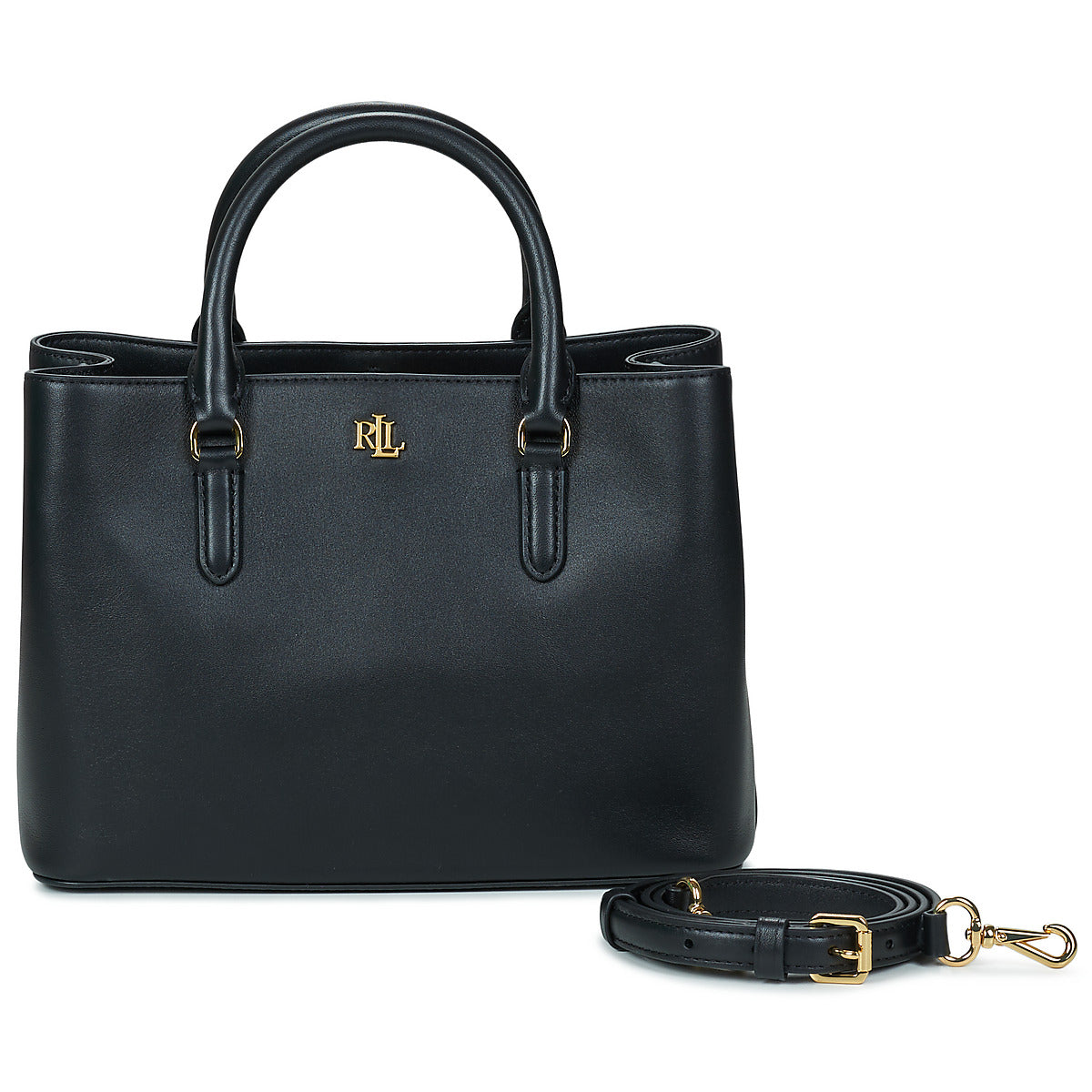 Borsette Donna Lauren Ralph Lauren  MARCY 26-SATCHEL-SMALL  Nero