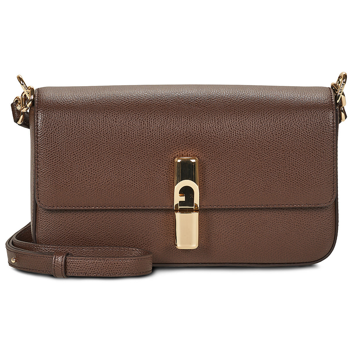 Borsa a tracolla Donna Furla  FURLA IRIDE S CROSSBODY  Marrone