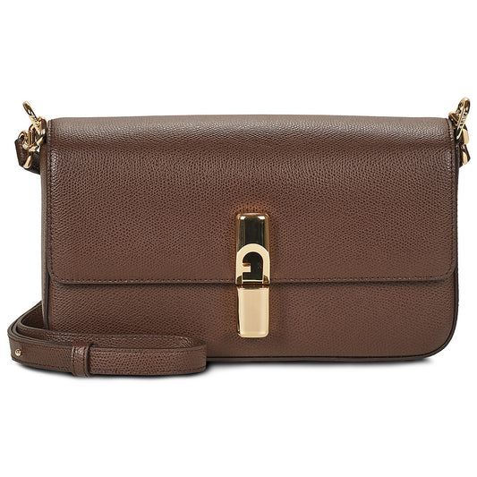 Borsa a tracolla Donna Furla  FURLA IRIDE S CROSSBODY  Marrone