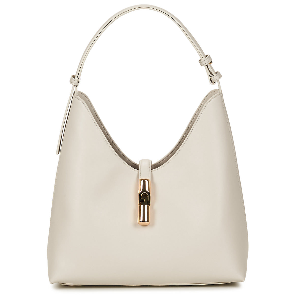 Borsa a spalla Donna Furla  FURLA GOCCIA M HOBO  Beige