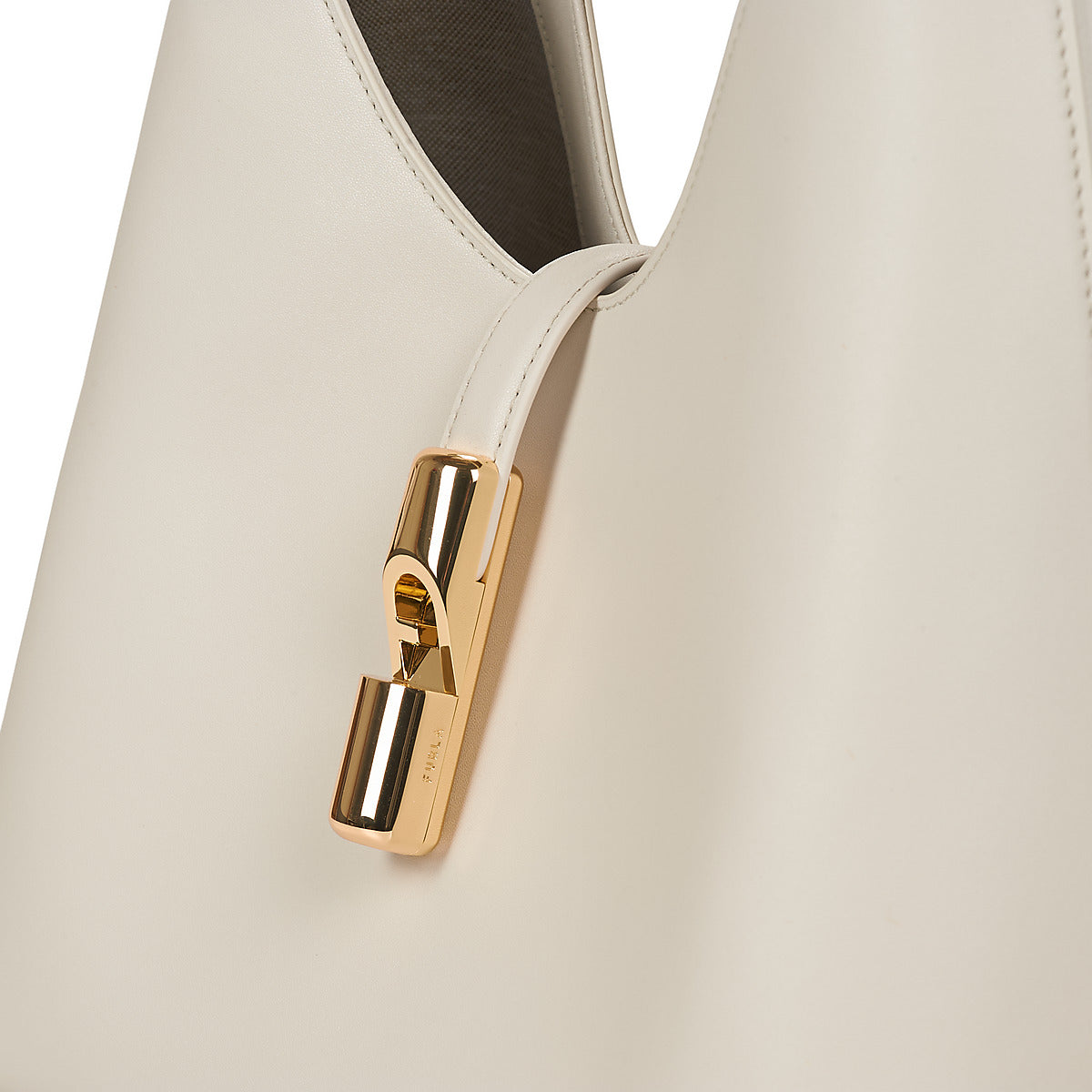 Borsa a spalla Donna Furla  FURLA GOCCIA M HOBO  Beige