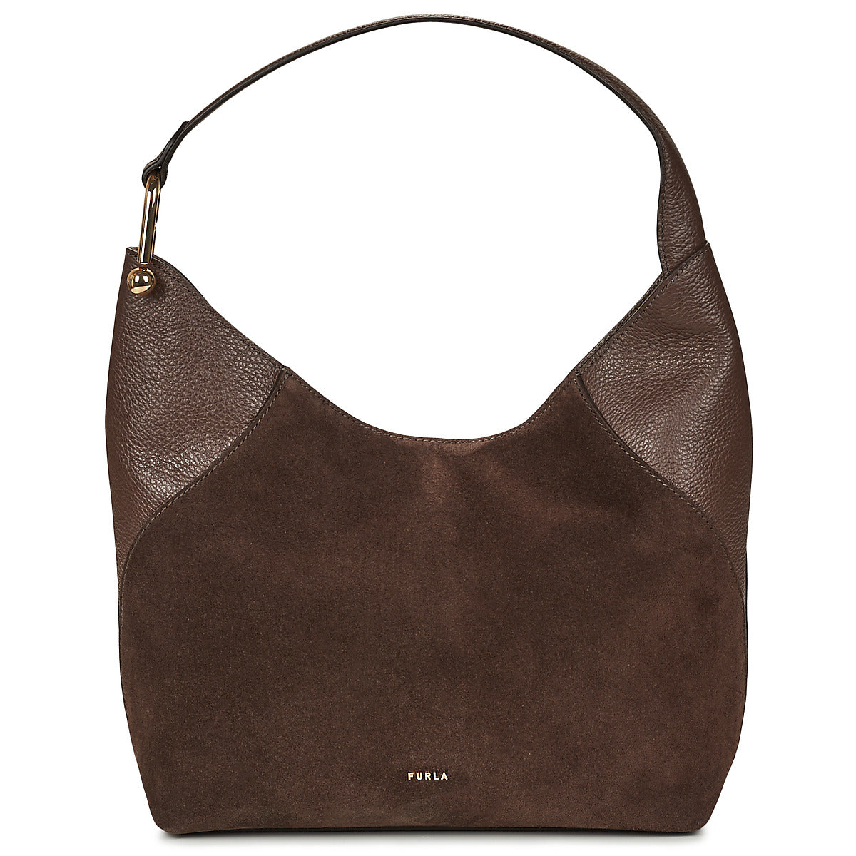 Borsa a spalla Donna Furla  FURLA LARA M HOBO  Marrone