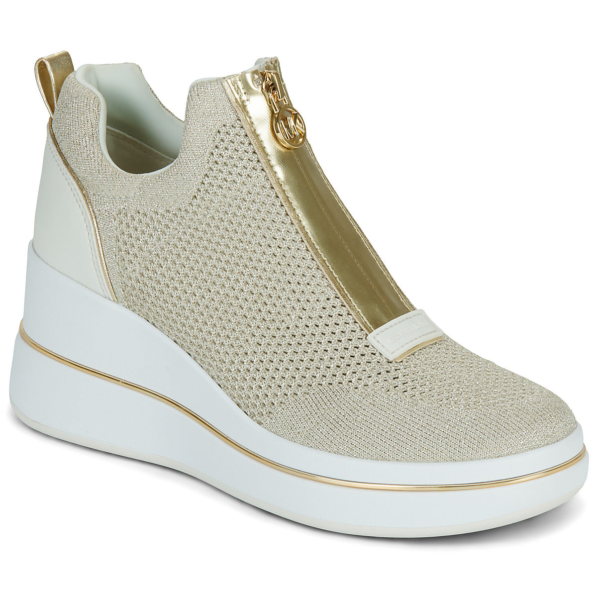 Sneakers alte Donna MICHAEL Michael Kors  EMMY WEDGE ZIP SLIP ON  Oro