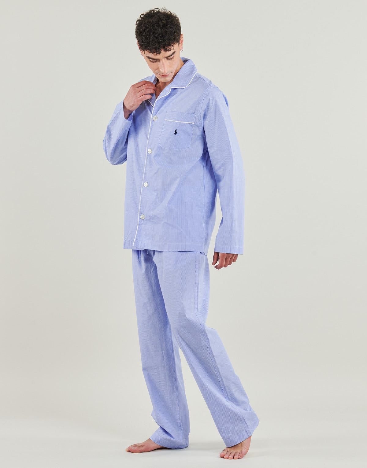 Pigiami / Camicia da notte Uomo Polo Ralph Lauren  PJ SET-SLEEP SET  Blu