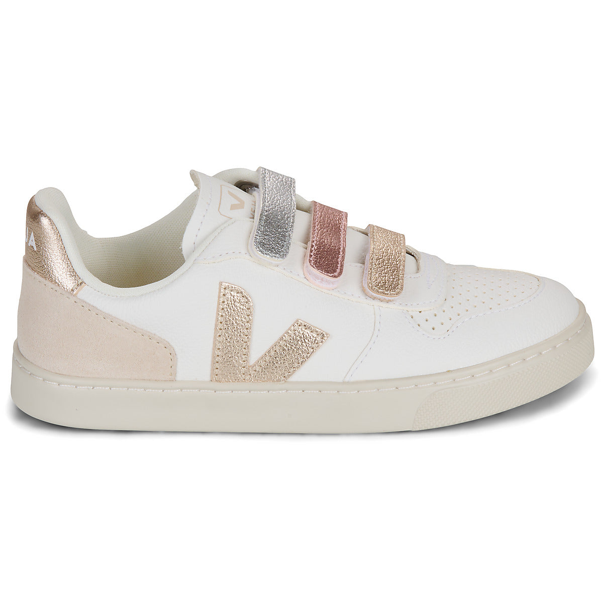 Scarpe bambini ragazza Veja  SMALL V-10  Bianco