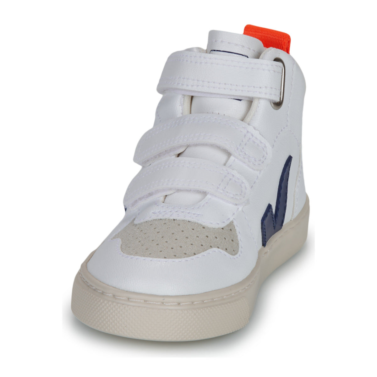 Scarpe bambini ragazza Veja  SMALL V-10 MID  Bianco