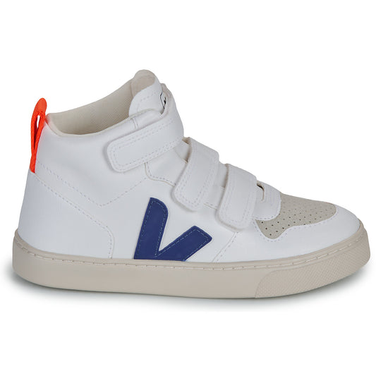 Scarpe bambini ragazza Veja  SMALL V-10 MID  Bianco