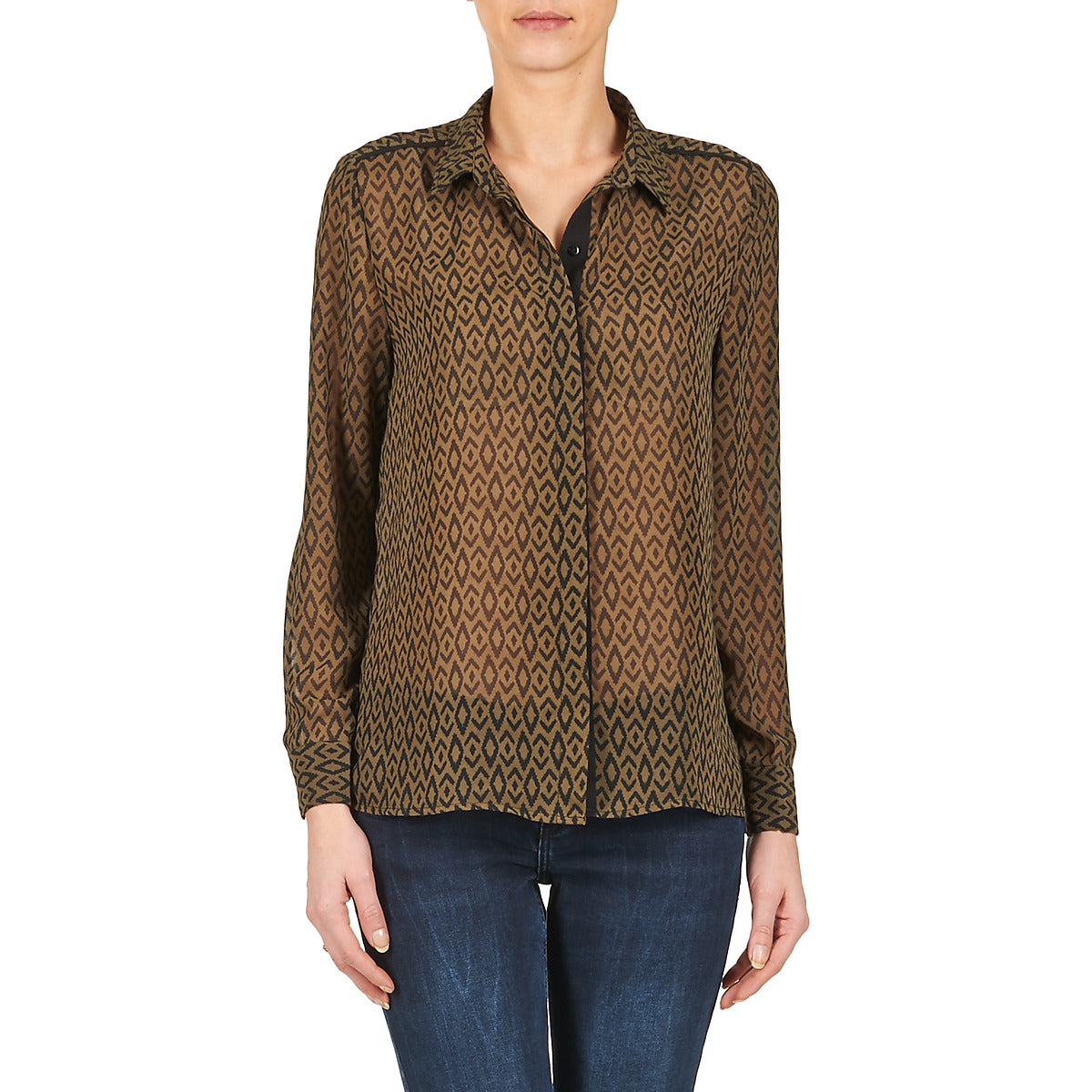 Camicia Donna Betty London EDINELLE Kaki