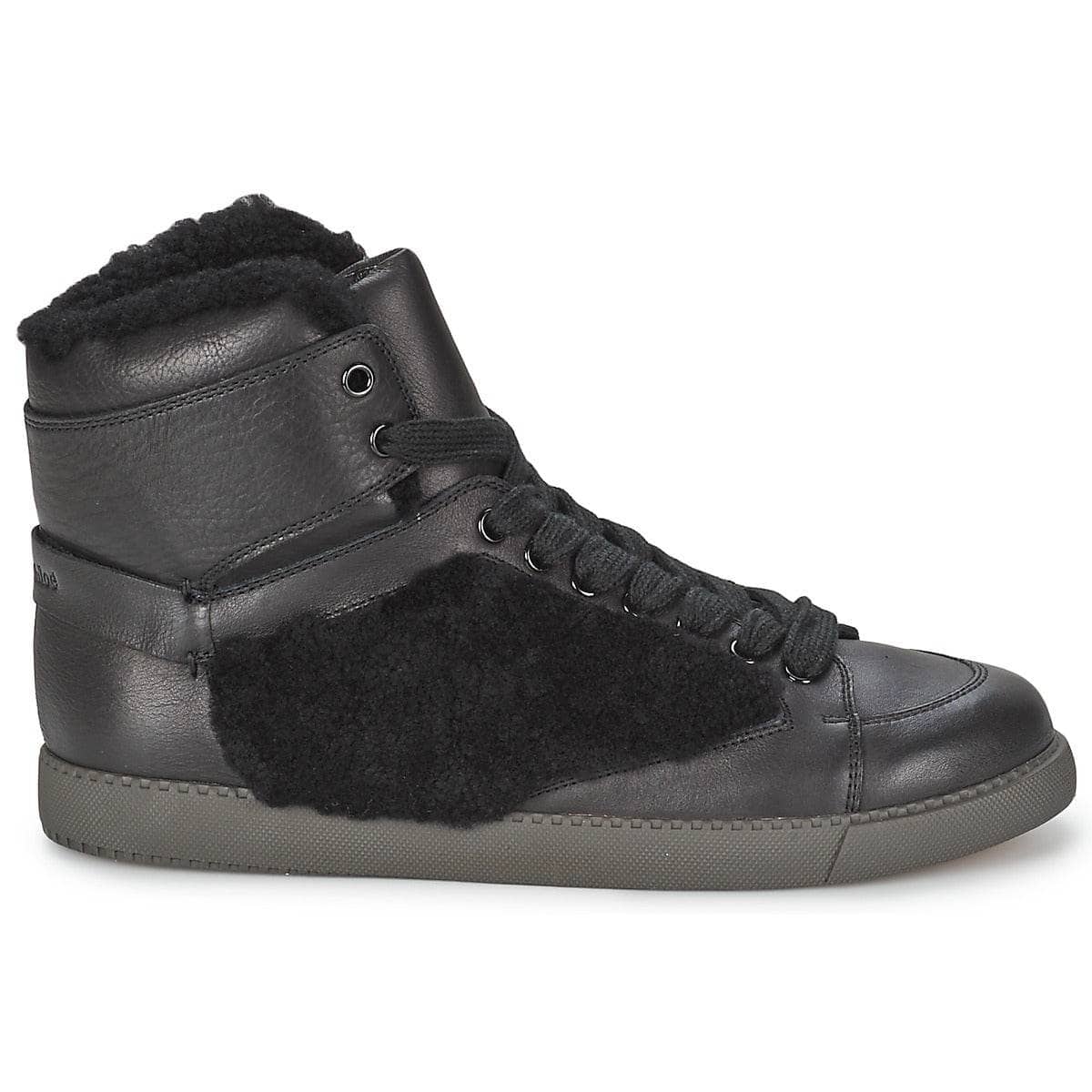 Sneakers alte Donna See by Chloé SB23158 Nero