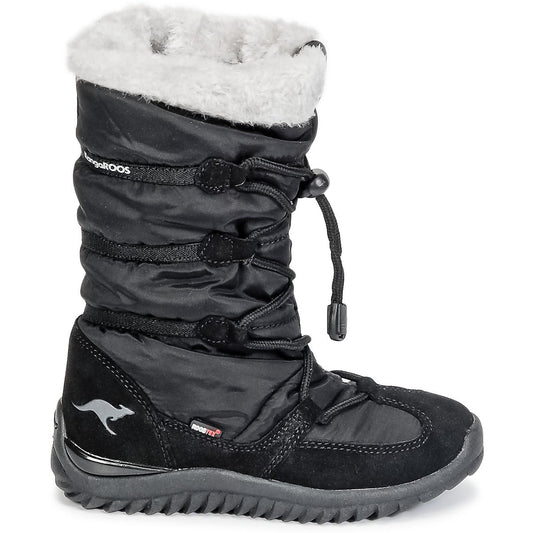 Scarpe da neve bambini ragazza Kangaroos PUFFY III JUNIOR Nero