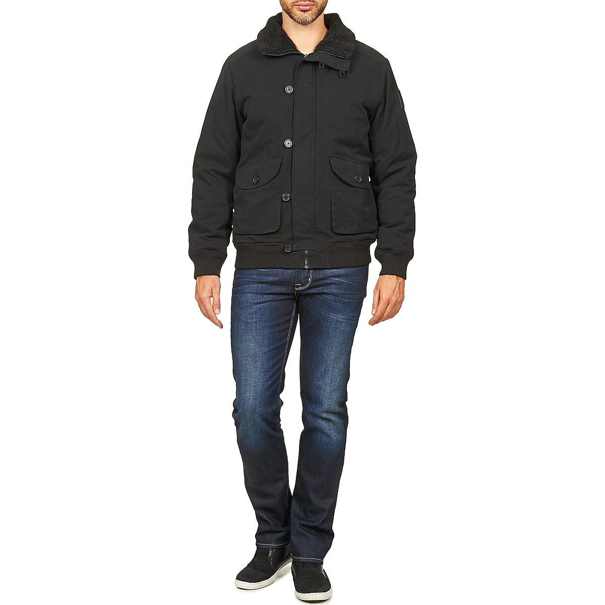 Giubbotto Uomo Wesc LEOPOLDO Nero