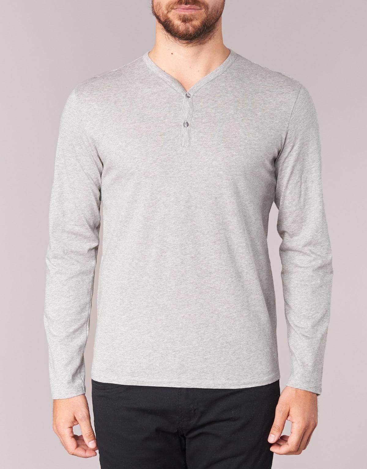 T-shirts a maniche lunghe Uomo BOTD ETUNAMA Grigio