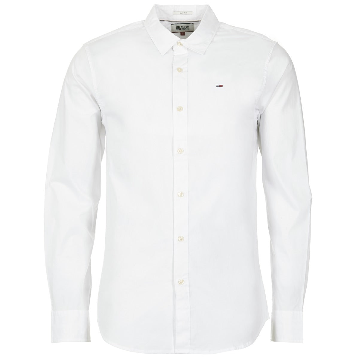 Camicia a maniche lunghe Uomo Tommy Jeans TJM ORIGINAL STRETCH SHIRT Bianco