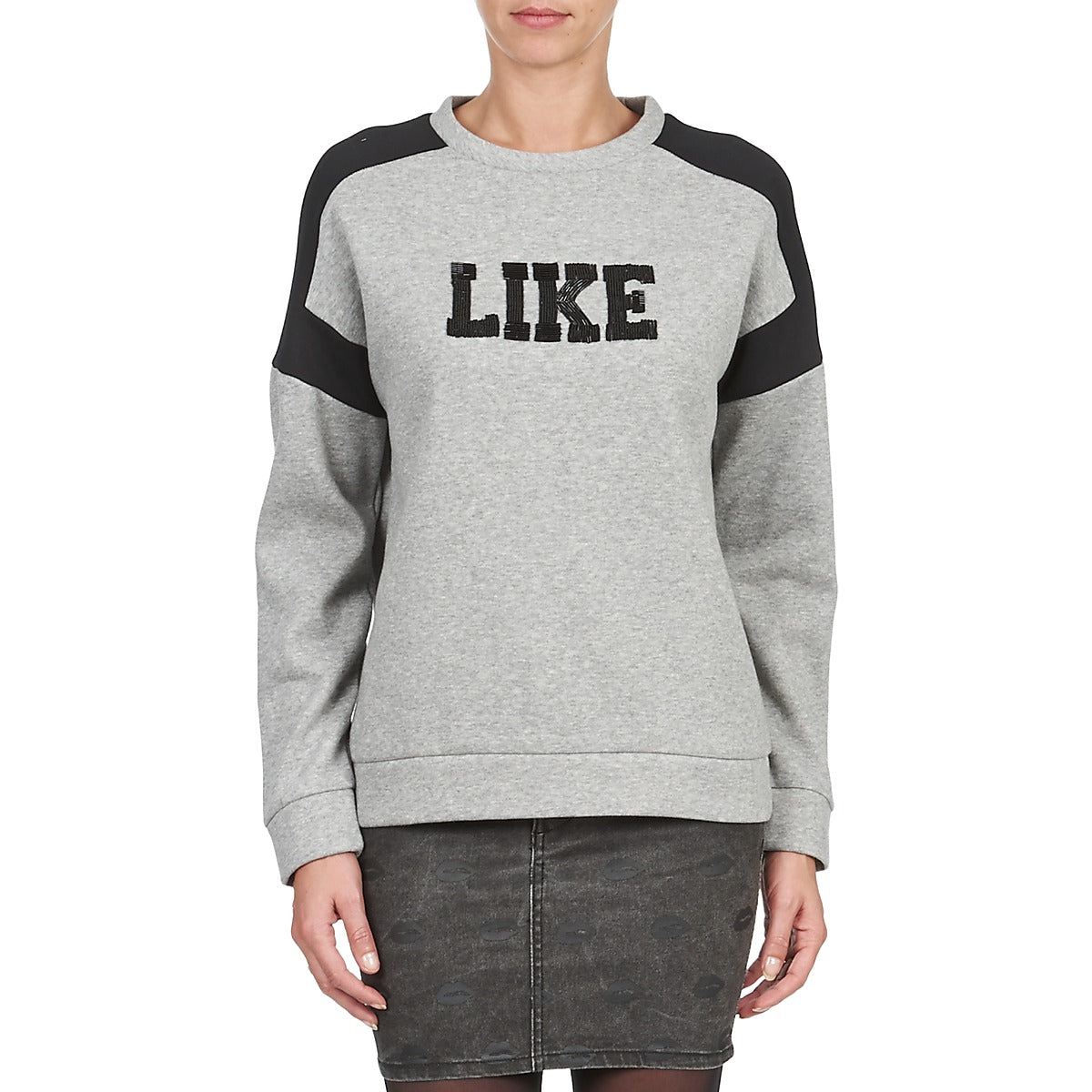 Felpa Donna American Retro RAFI Grigio