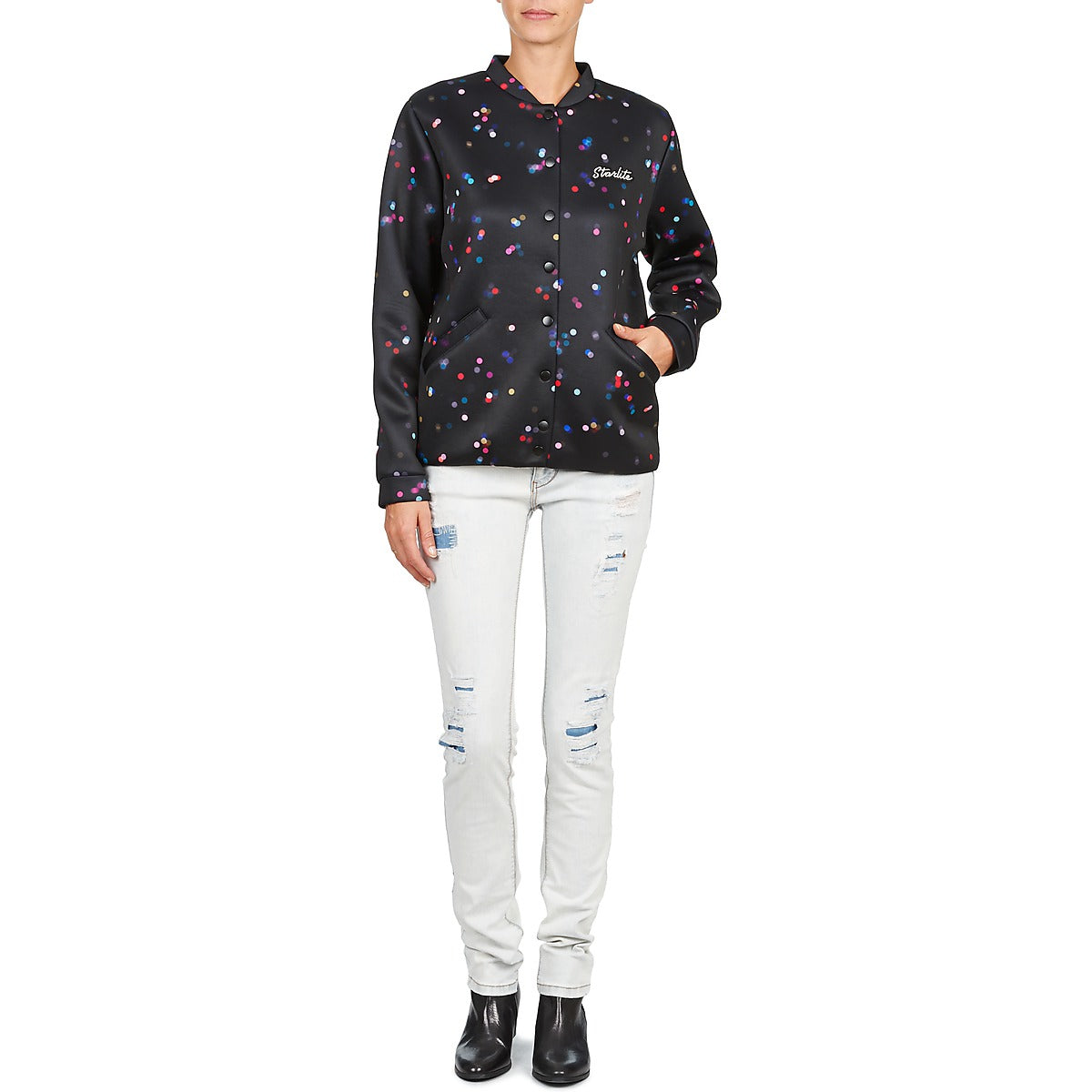 Giubbotto Donna American Retro ANNETTE Nero