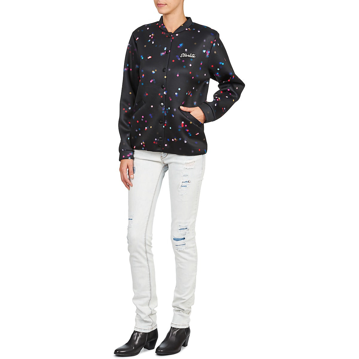 Giubbotto Donna American Retro ANNETTE Nero