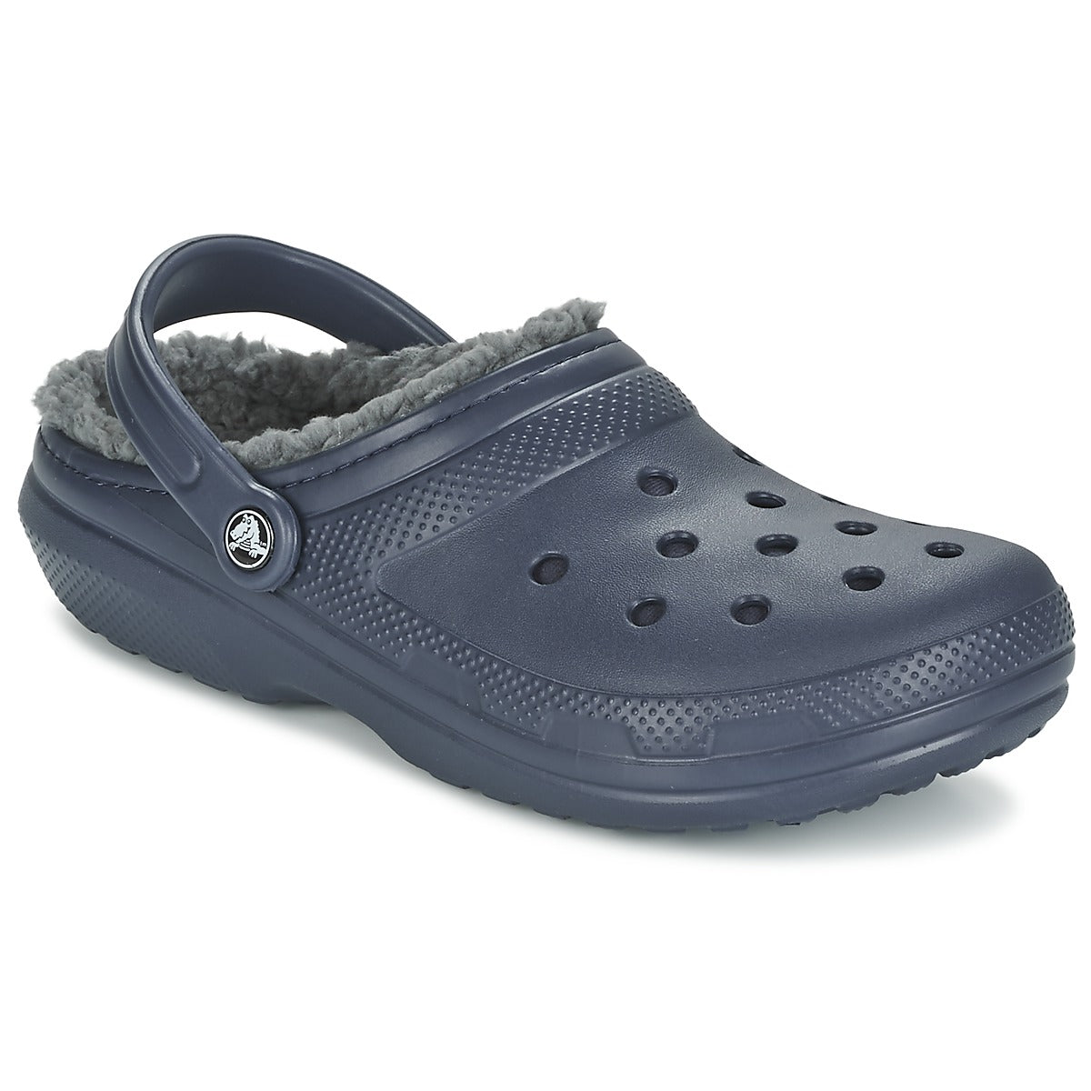 Scarpe Uomo Crocs CLASSIC LINED CLOG Blu