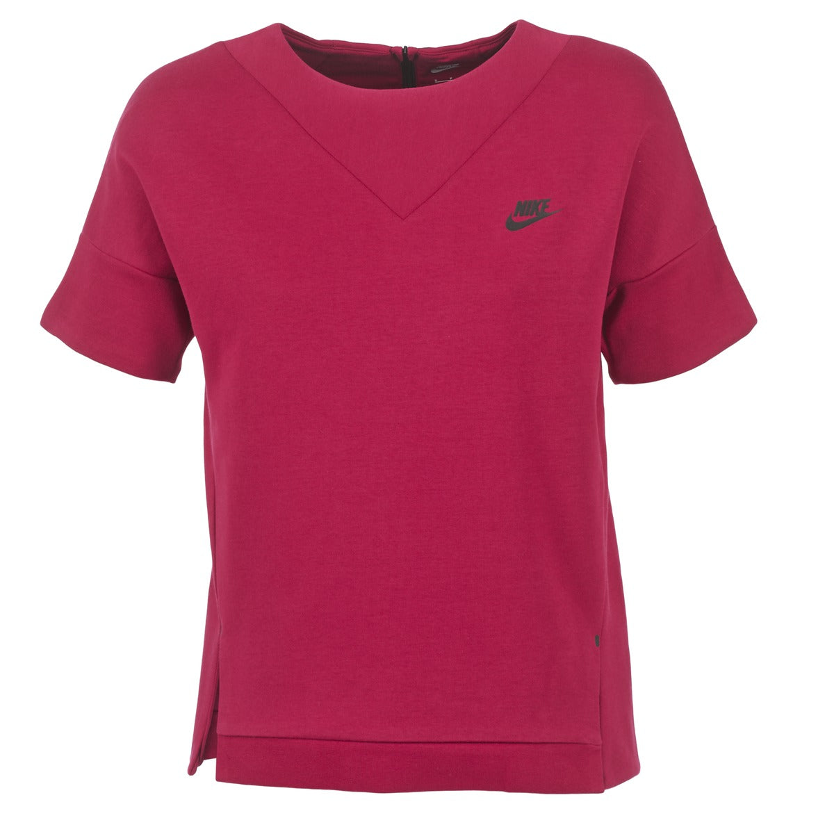 Felpa Donna Nike  TECH FLEECE CREW  Bordeaux