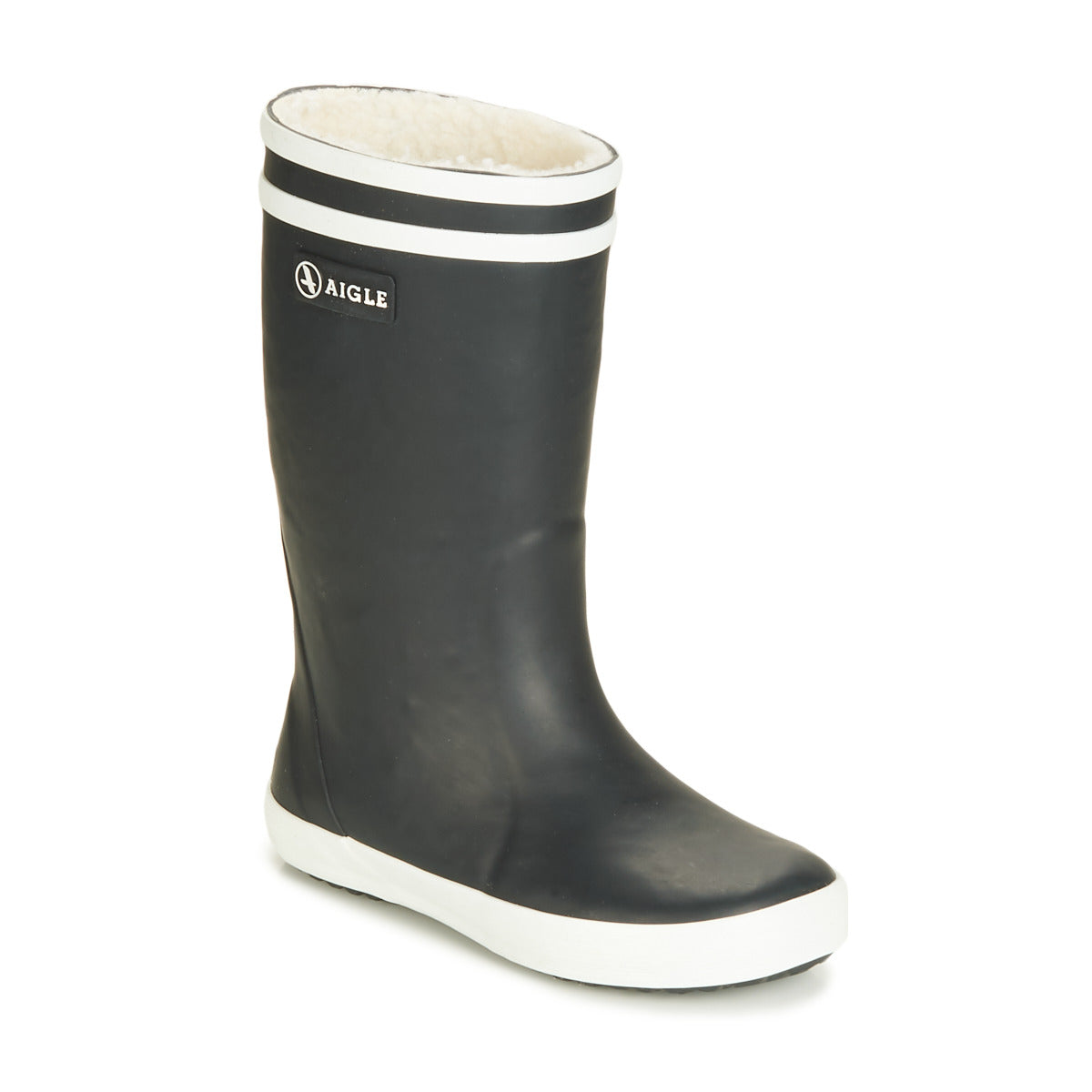 Stivali bambini ragazza Aigle  LOLLY POP FUR  Blu