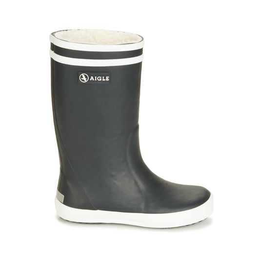 Stivali bambini ragazza Aigle  LOLLY POP FUR  Blu