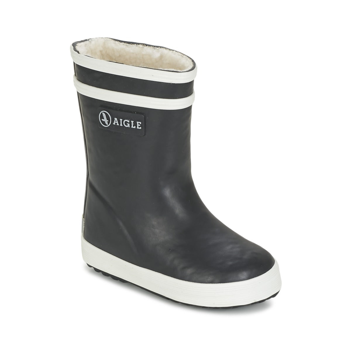 Stivali bambini ragazza Aigle BABY FLAC FUR Nero
