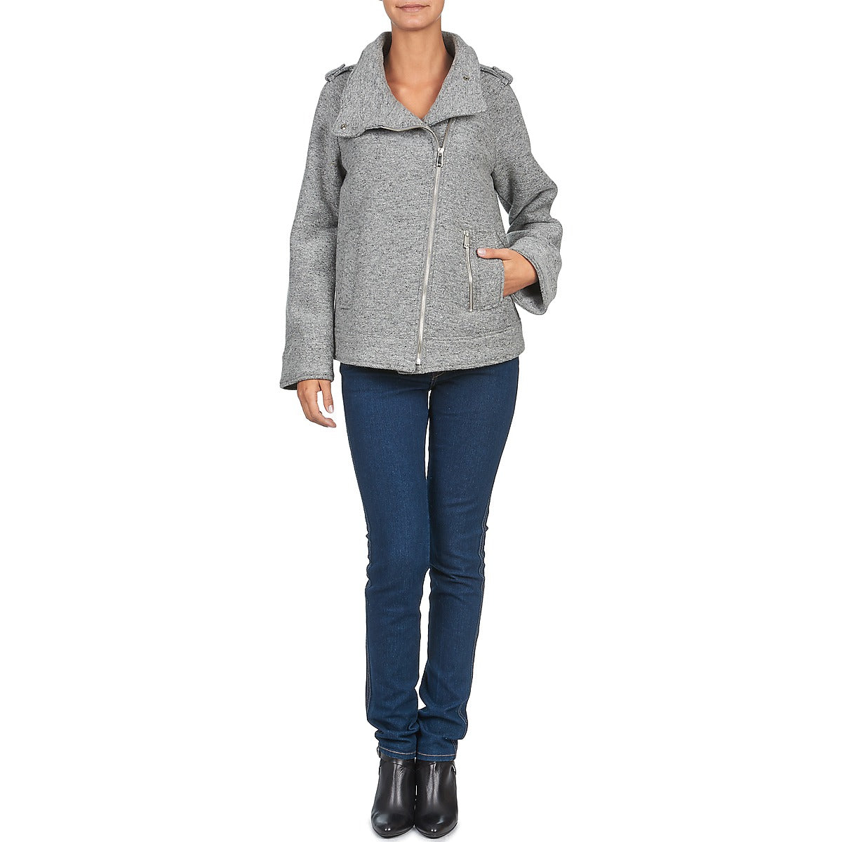 Mantella Donna Gas CRISSY Grigio