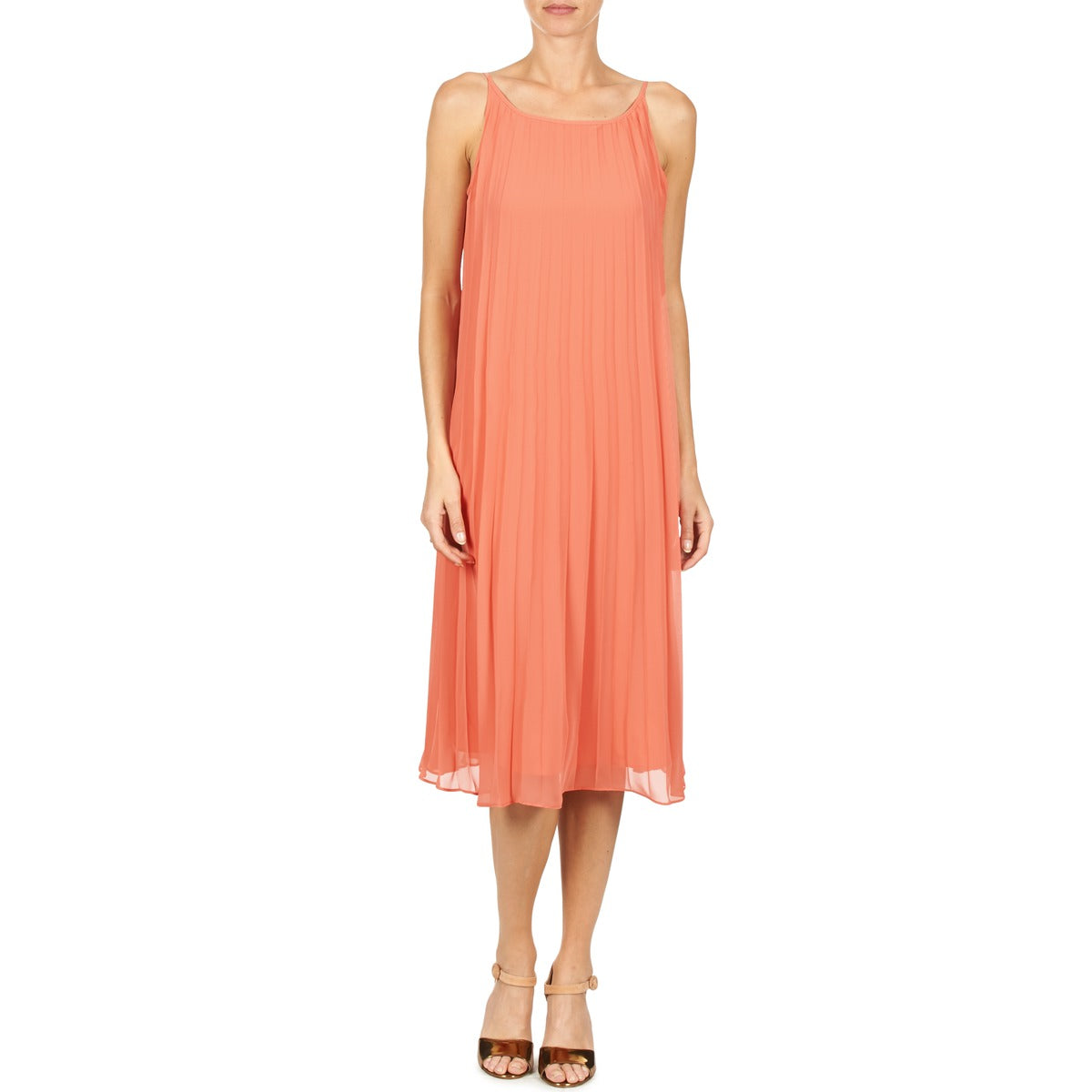Abito lungo Donna BCBGeneration 616757 Arancio
