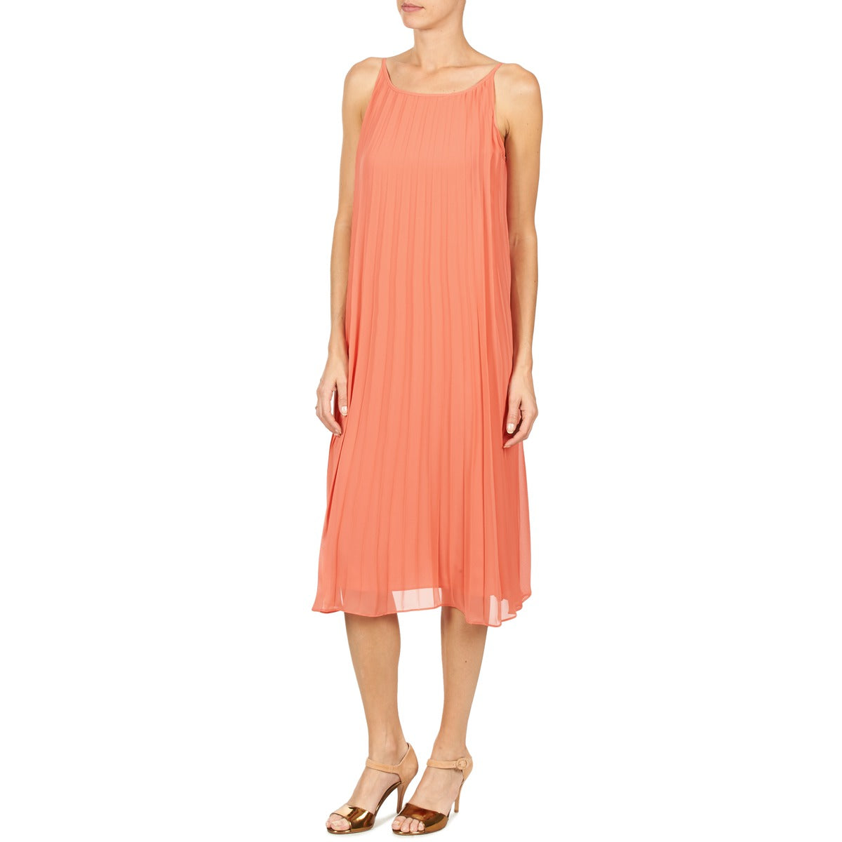 Abito lungo Donna BCBGeneration 616757 Arancio