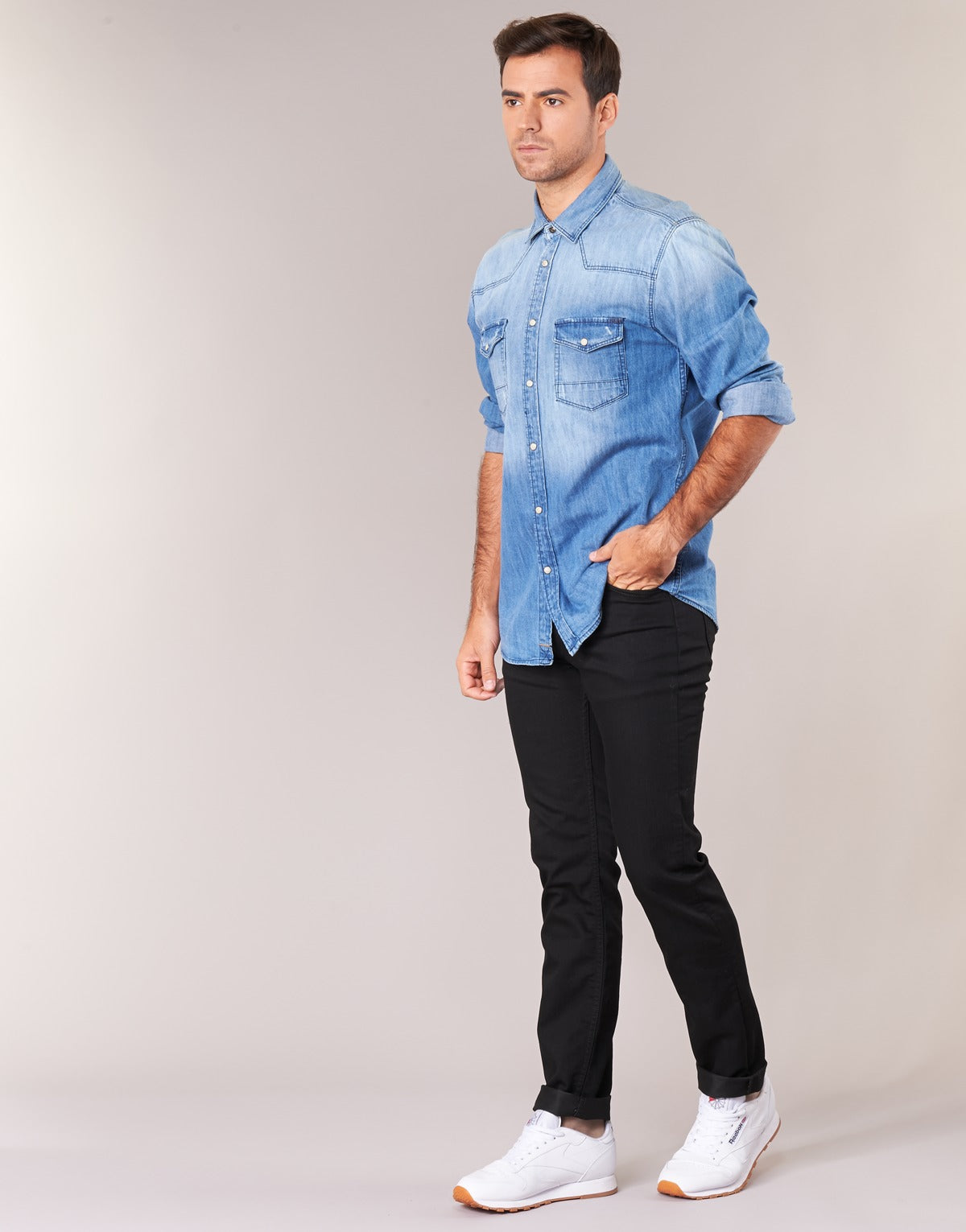 Jeans Uomo Lee Rider Nero