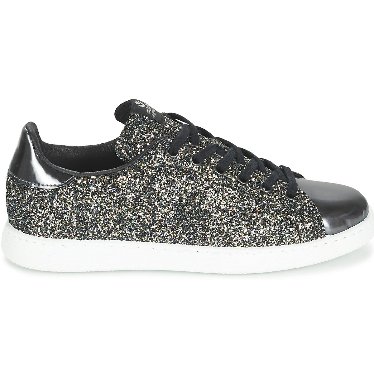 Sneakers basse Donna Victoria DEPORTIVO BASKET GLITTER Grigio