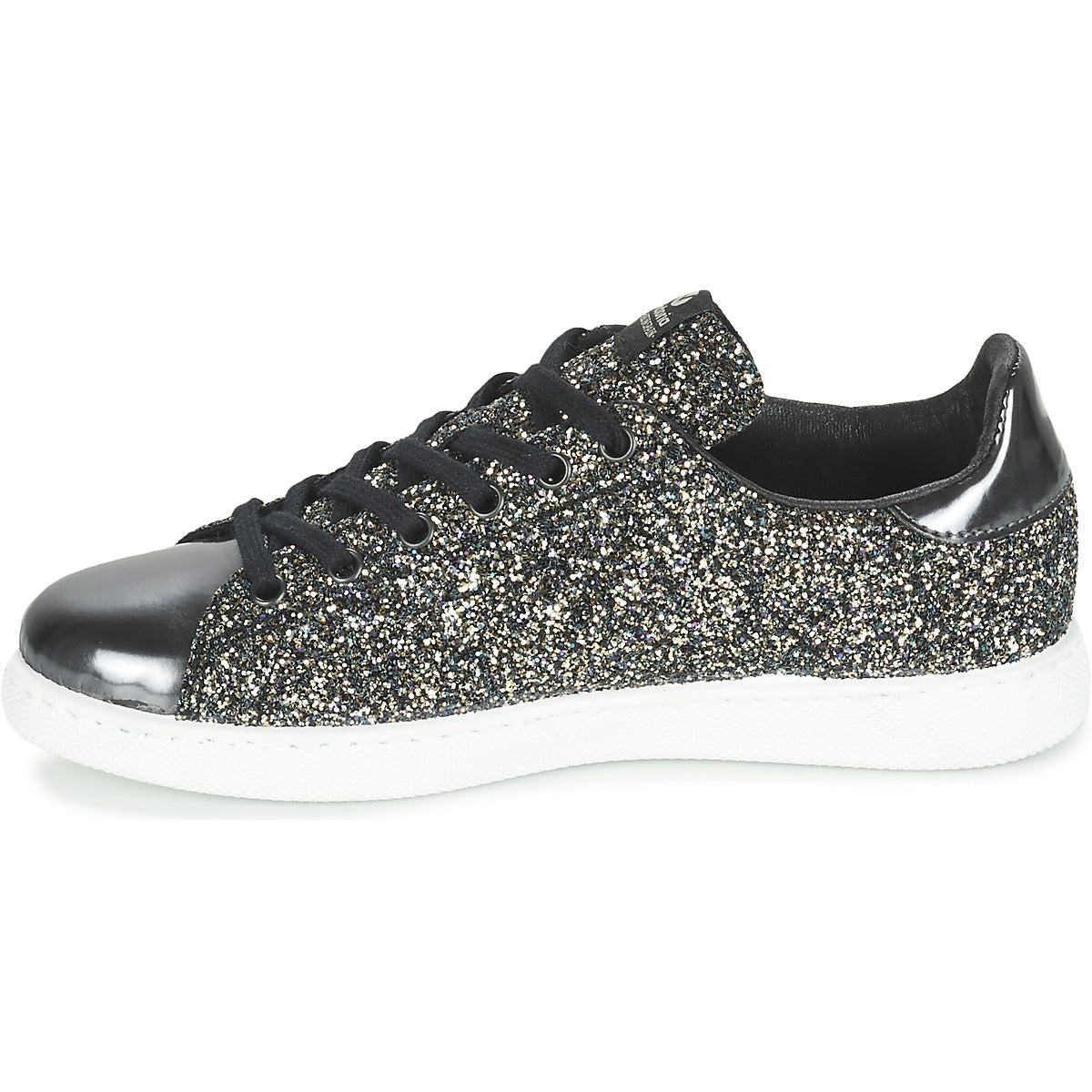 Sneakers basse Donna Victoria DEPORTIVO BASKET GLITTER Grigio