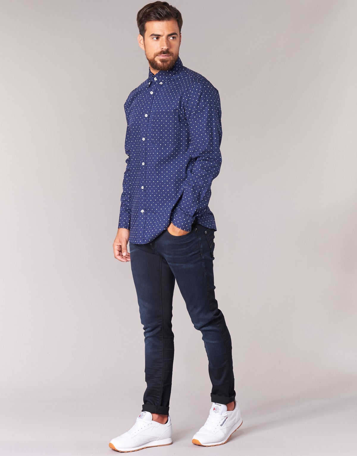 Jeans skynny Uomo G-Star Raw REVEND SUPER SLIM Blu