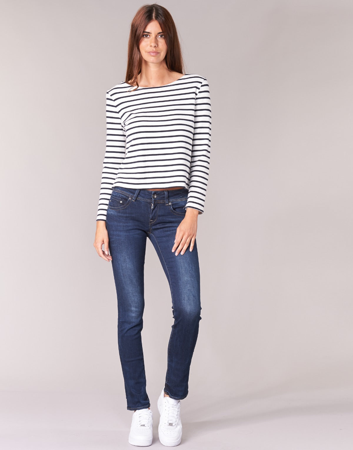 Jeans Donna G-Star Raw MIDGE SADDLE MID STRAIGHT Blu