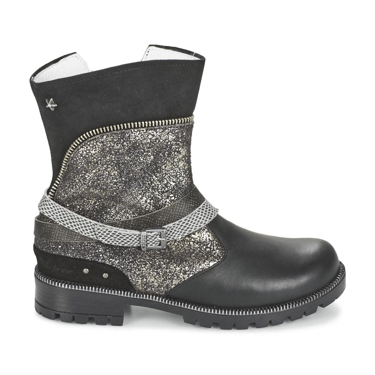 Stivaletti bambini ragazza Ikks ROBERTA Nero