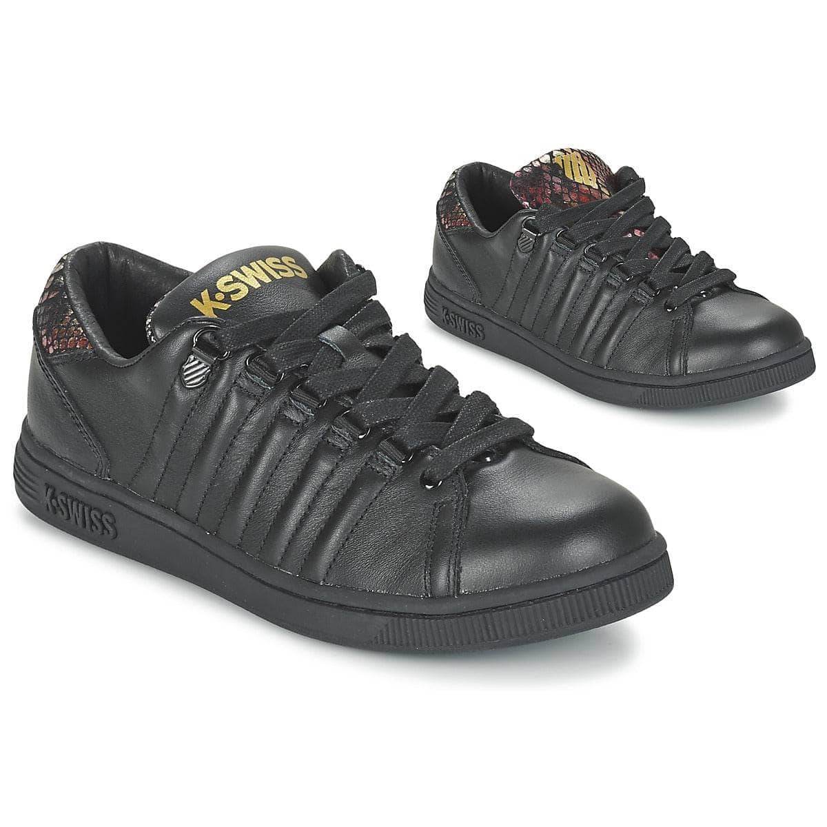 Sneakers basse Donna K-Swiss LOZAN TONGUE TWISTER Nero