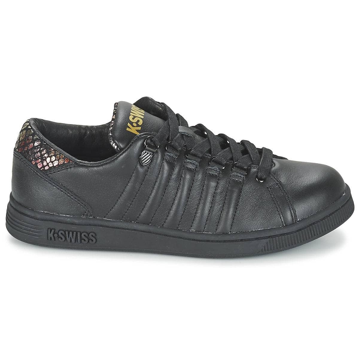 Sneakers basse Donna K-Swiss LOZAN TONGUE TWISTER Nero