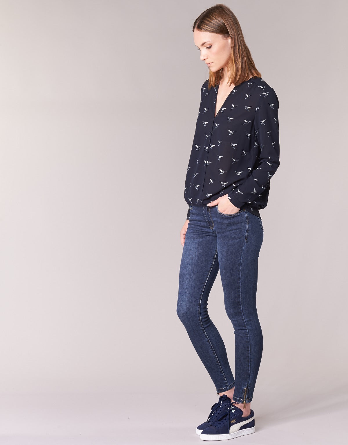 Jeans Slim Donna Moony Mood IFABANE Blu