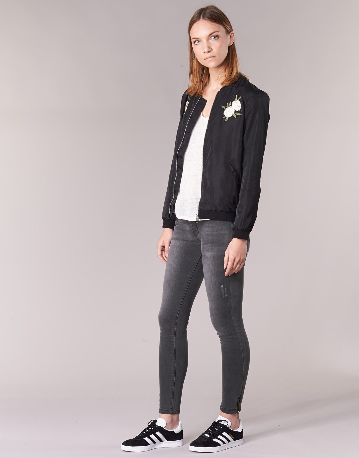 Jeans Slim Donna Moony Mood IFABANE Grigio