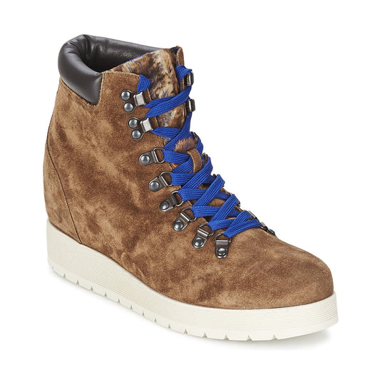 Stivaletti Donna Alberto Gozzi VELOUR MARRONE Marrone