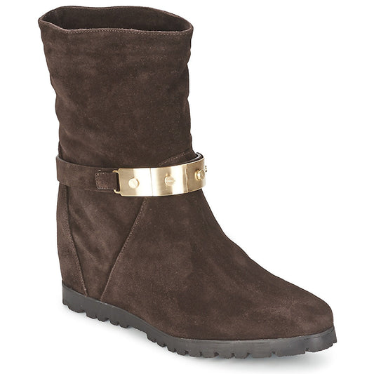 Stivaletti Donna Alberto Gozzi VELOUR PEPE Marrone